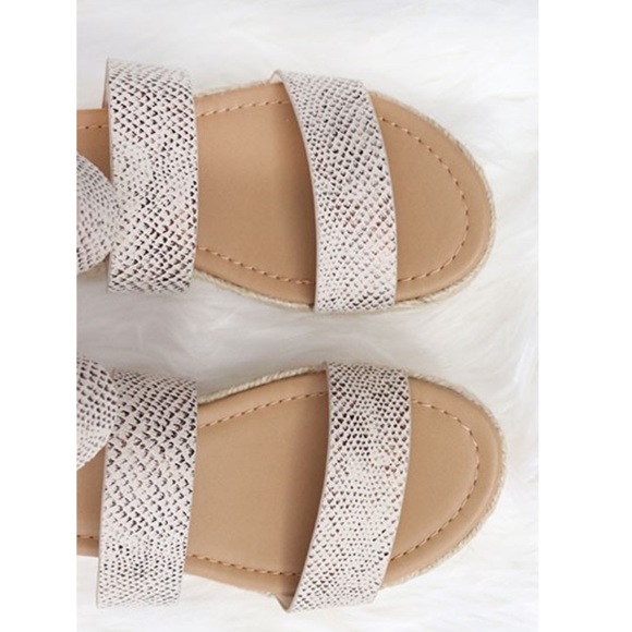 HP BEST IN SHOES Snake print espadrille sandal - Picture 4 of 6